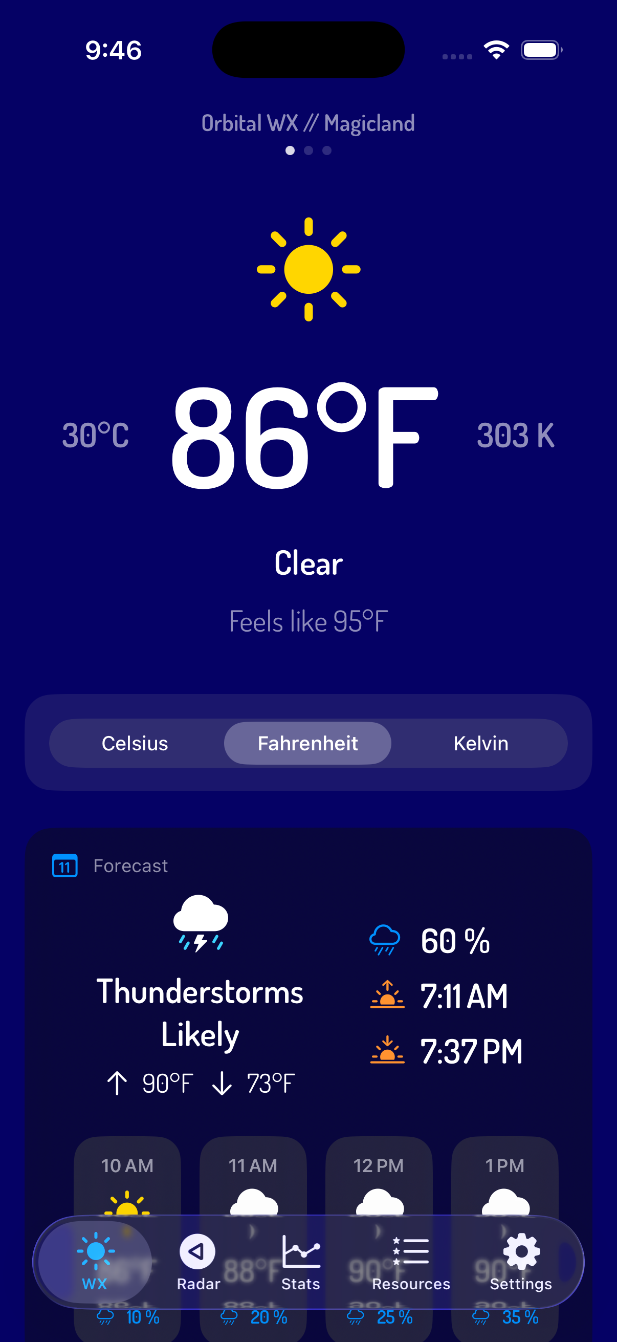 Orbital WX App